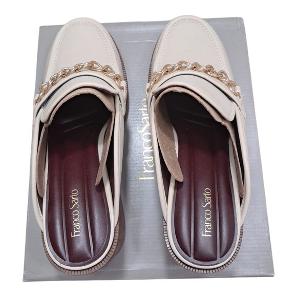New Franco Sarto Women's Katra Clog - Color: Chifon Beige - Size: 10M (26 cm) - Picture 8 of 15